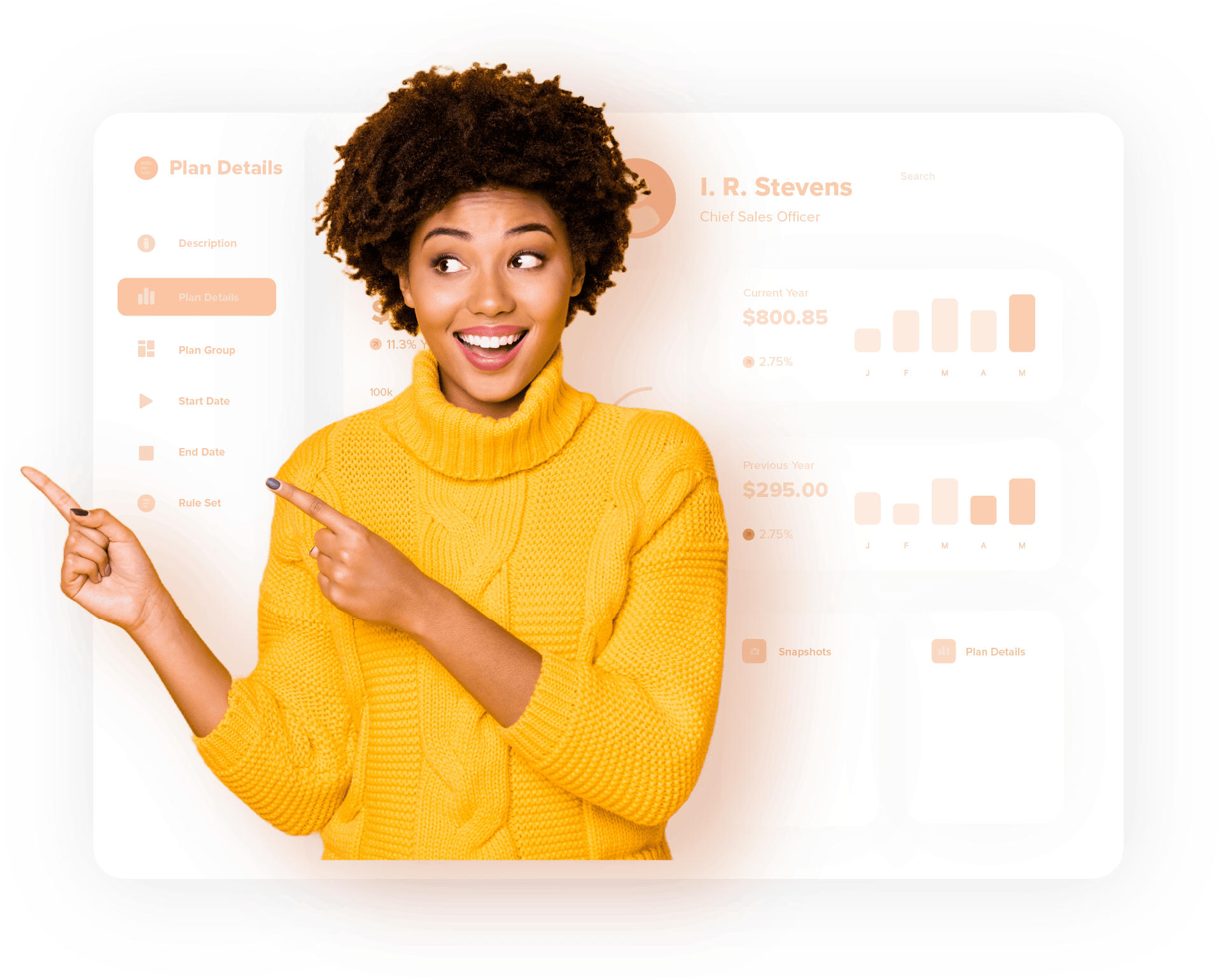 woman-in-orange-sweater-in-front-of-dashboard